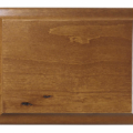 Alder Wood - Nutmeg drawer cabinet facing Alpine Cabinet
