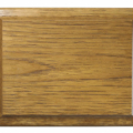 Hickory Wood - Provincial drawer cabinet facing Alpine Cabinet