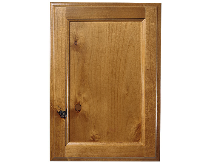 timberline knotty alder spice cabinet door Alpine Cabinet